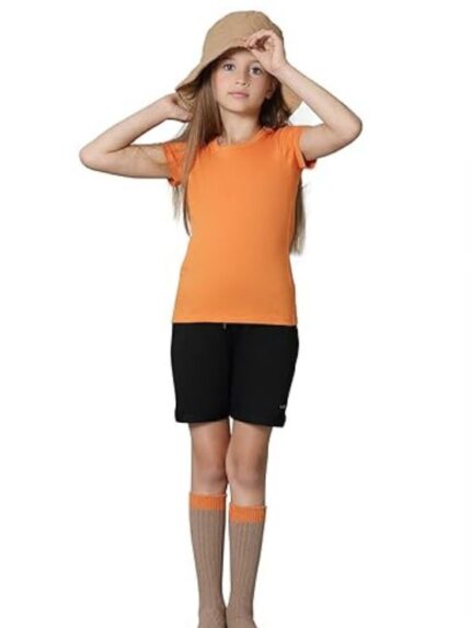 Van Heusen Girl's Cotton Relaxed Fit T-Shirt