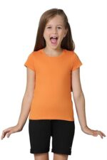 Van Heusen Girl's Cotton Relaxed Fit T-Shirt - Image 2