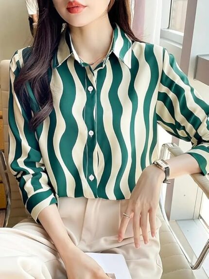 GRECIILOOKS Shirt for Women Stylish | Long Shirt for Women | Oversized Shirt for Women | Women Shirt |