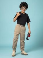 Alan Jones Clothing Kids Stretch Fit low Rise Cargo Pant - Image 2