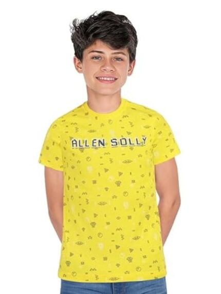 Allen Solly Boy's Cotton Regular Fit T-Shirt